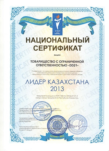 ТОП-100 лучших мебельных компаний Казахстана